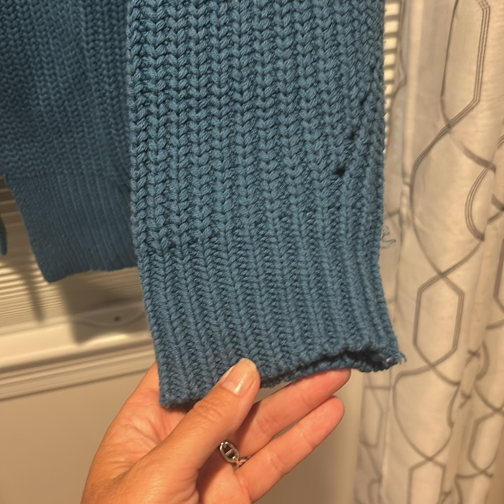 Free People Teal Button-Up Cardigan - Picture 4 of 7